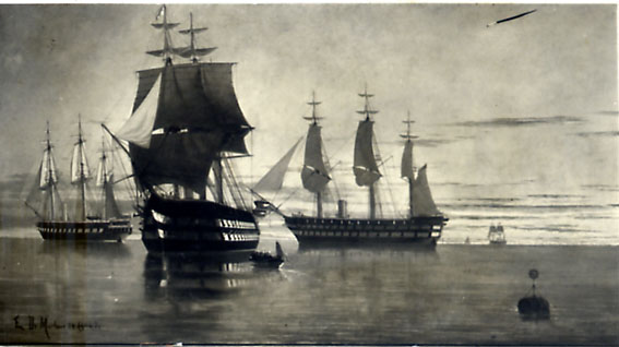 Naus e fragatas inglesas, Edoardo de Martino