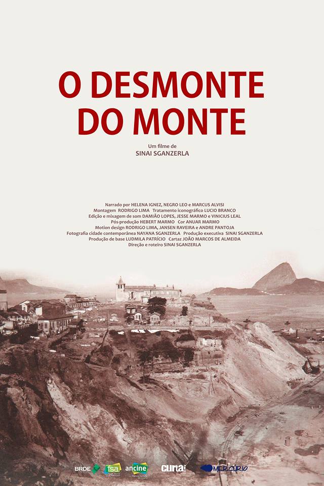 Cartaz do filme "O desmonte do Monte", de Sinai Sganzerla.