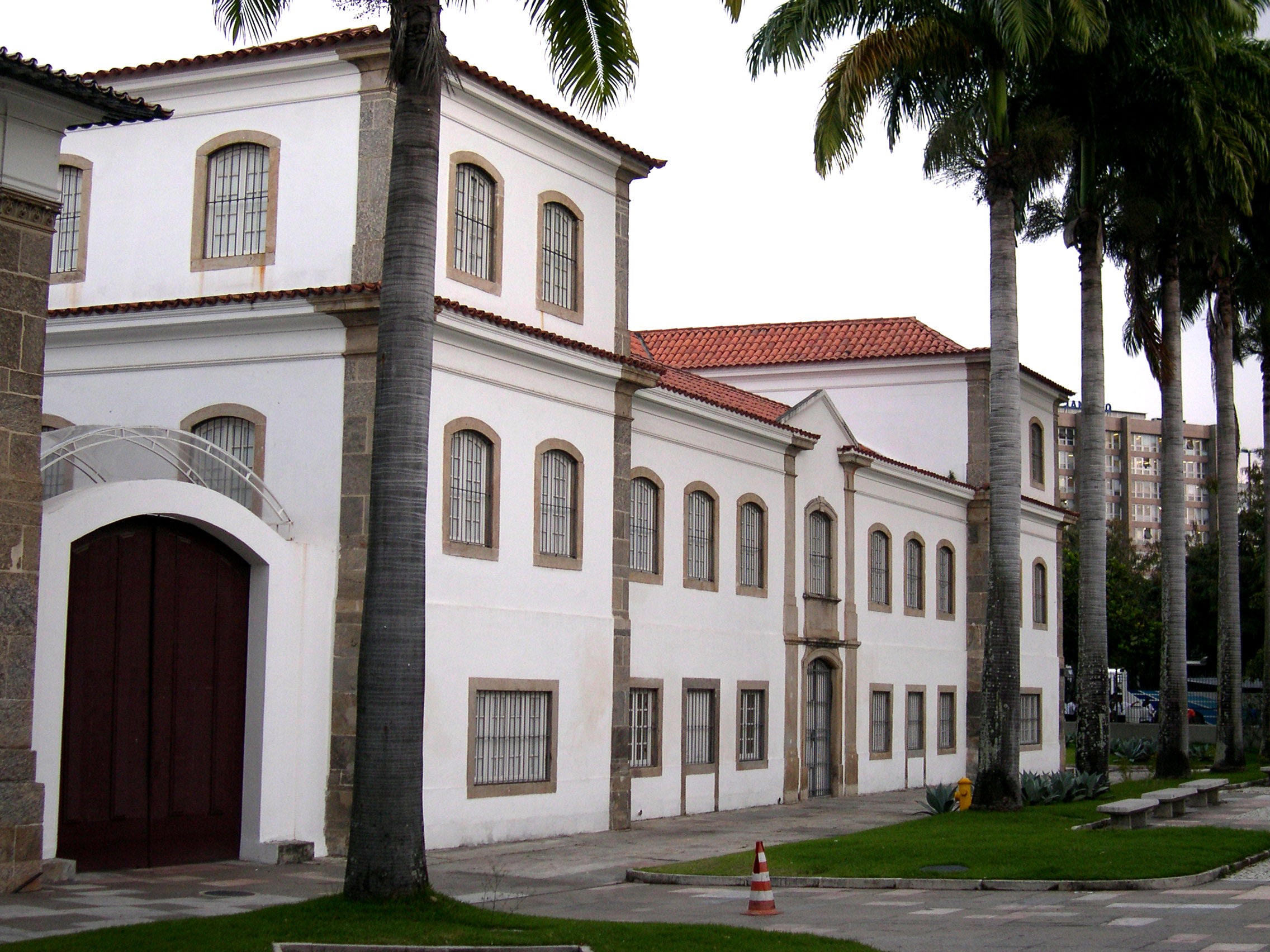 Fachada da Casa do Trem no Museu Histórico Nacional