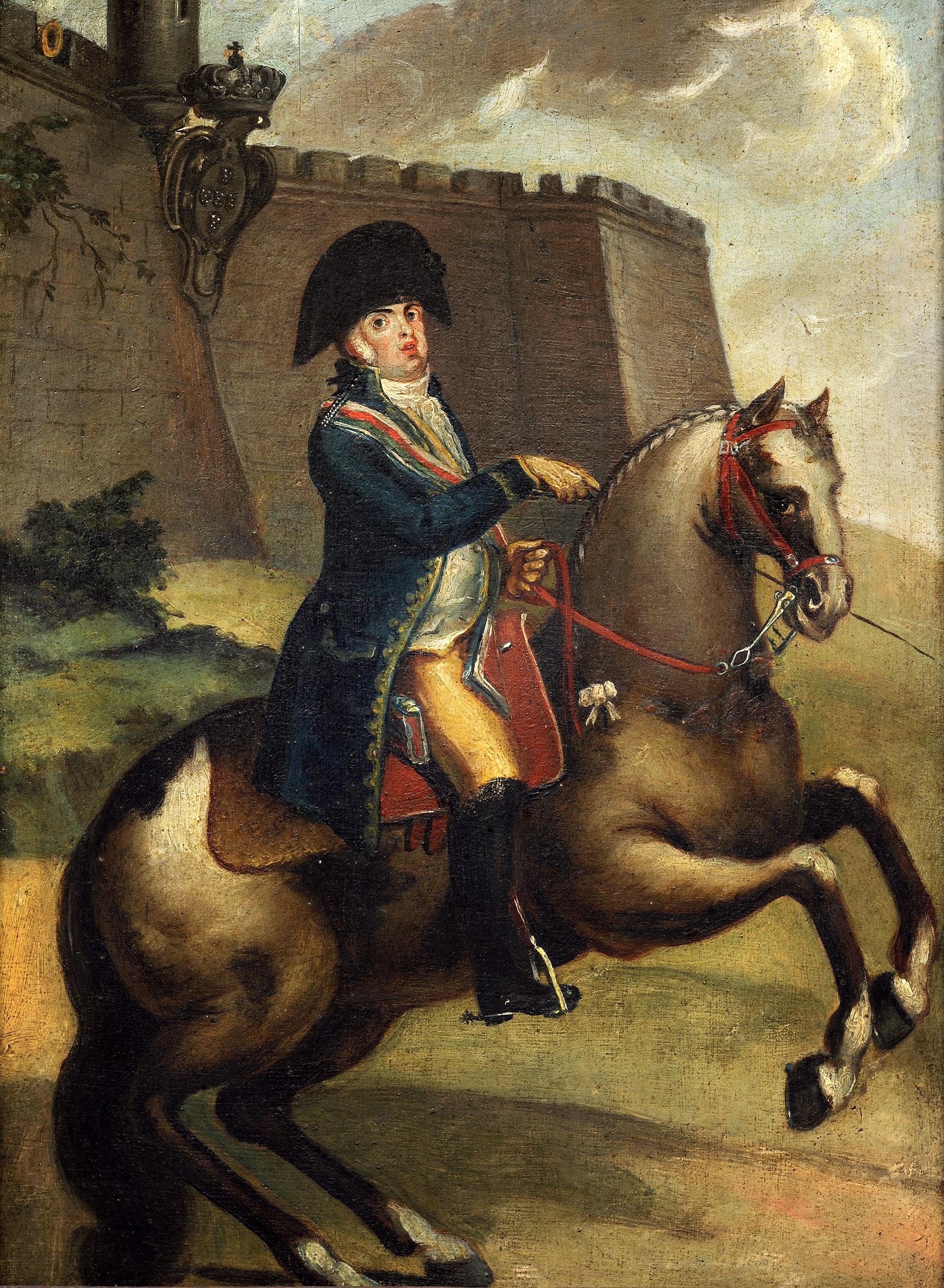 O retrato de dom João, príncipe regente, de João Tomás da Fonseca, pertence ao Museu Imperial e está em exposição no MHN