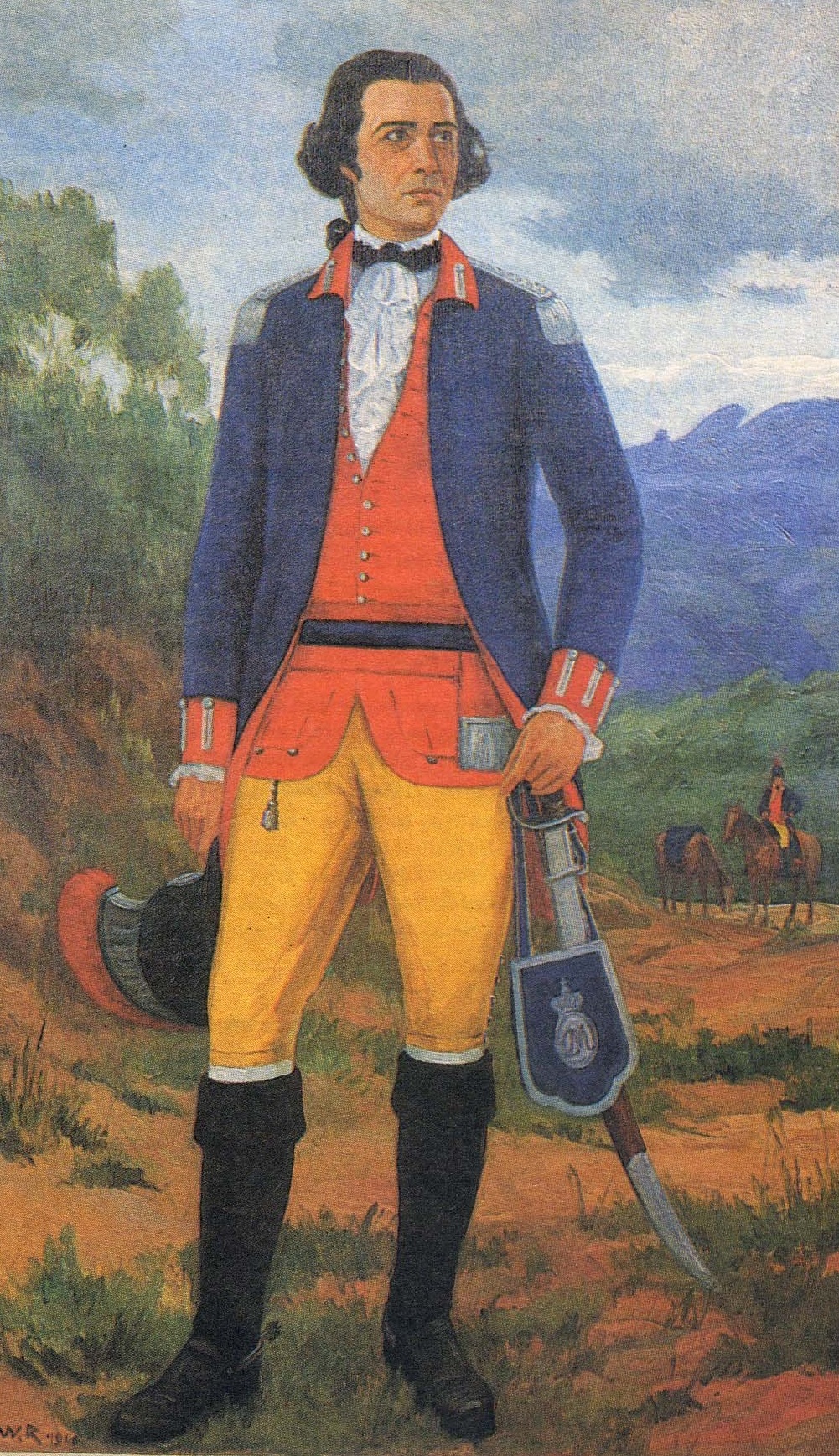"Tiradentes alferes": pintura histórica de José Wasth Rodrigues (1940) integra circuito do MHN
