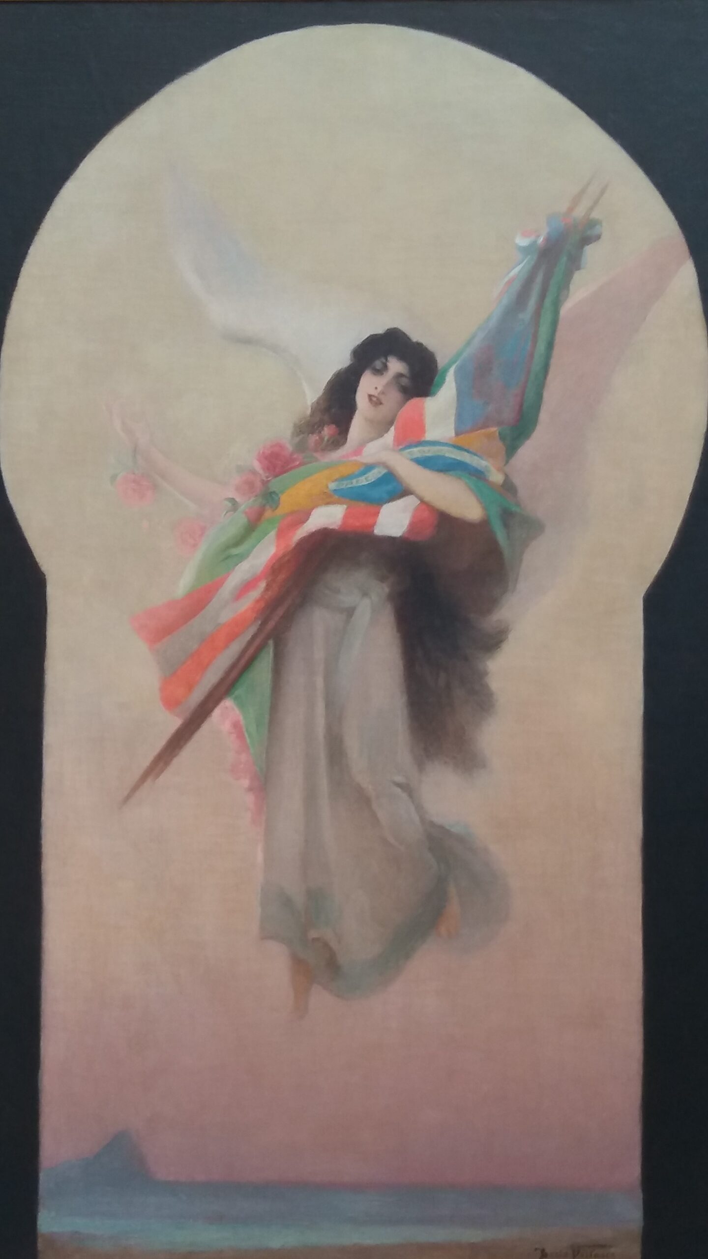 Tela de Décio Villares faz alegoria à Exposição Internacional de 1922