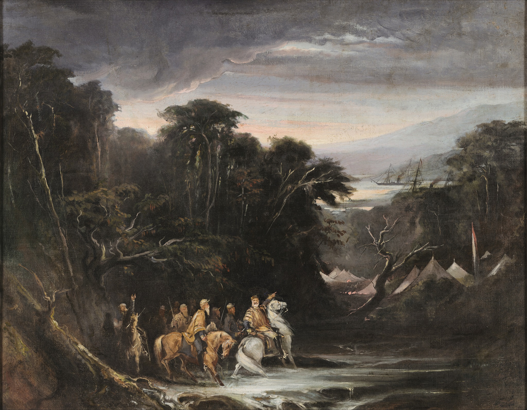 Pinturas históricas: o estudo "Pasagem do Chaco" (1871) de Pedro Américo