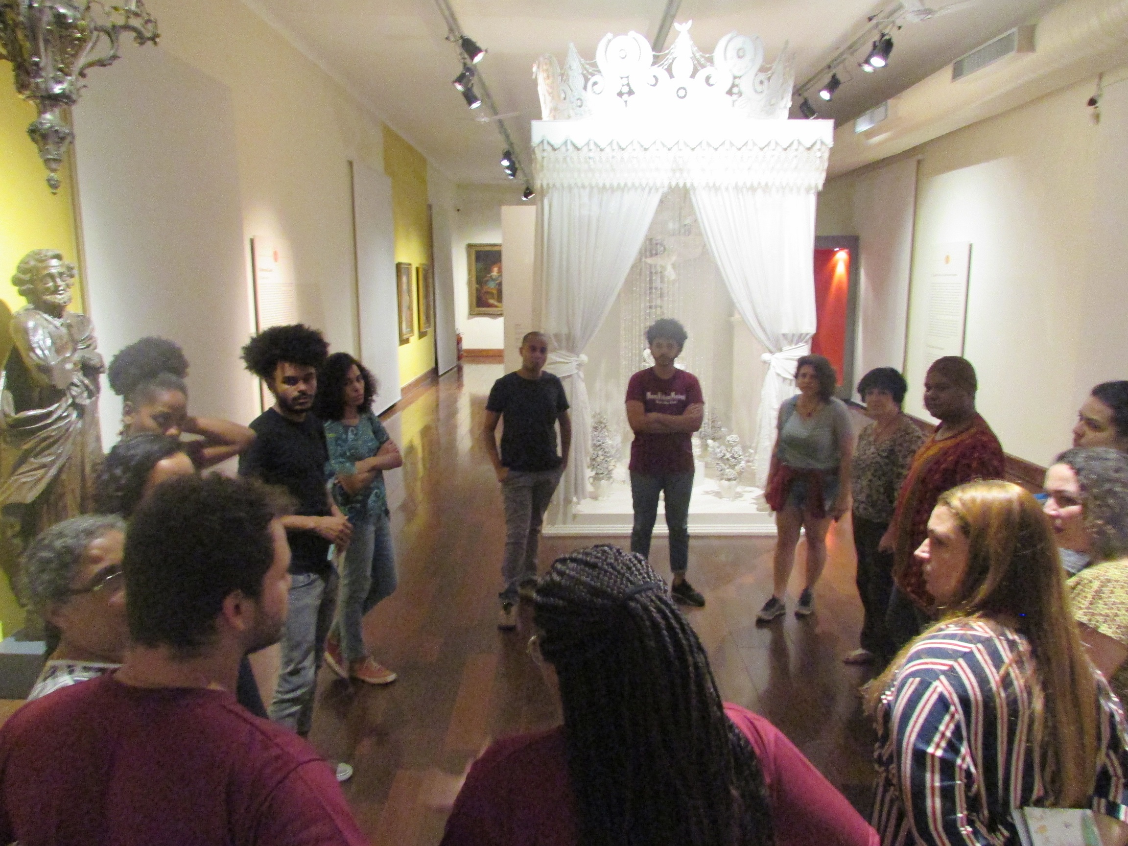 Atividade de formação em educação museal realizada no MHN em 2019