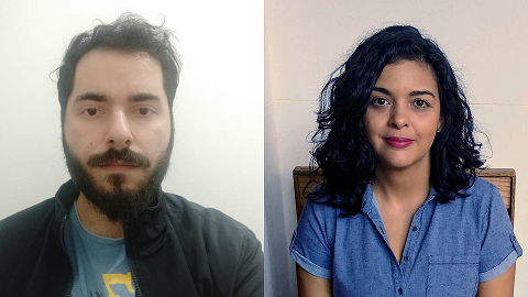 Pedro Heringer e Paula Aranha são museólogos do Núcleo de Acervo de Numismática da reserva técnica do MHN