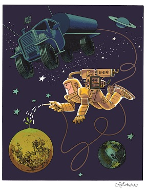 "Terra à vista e Pé na lua" homenageia a trajetória do multiartista Ziraldo