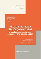 Capa do volume 6 da coleção digital acessível do MHN "Educação museal"