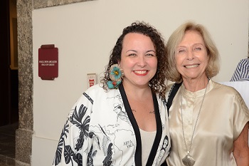 A presidente do Ibram, Fernanda Castro, e a presidente da AAMHN, Maria Linhares