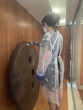 Cerca de 400 itens em vitrines passam por conservação no MHN neste final de ano